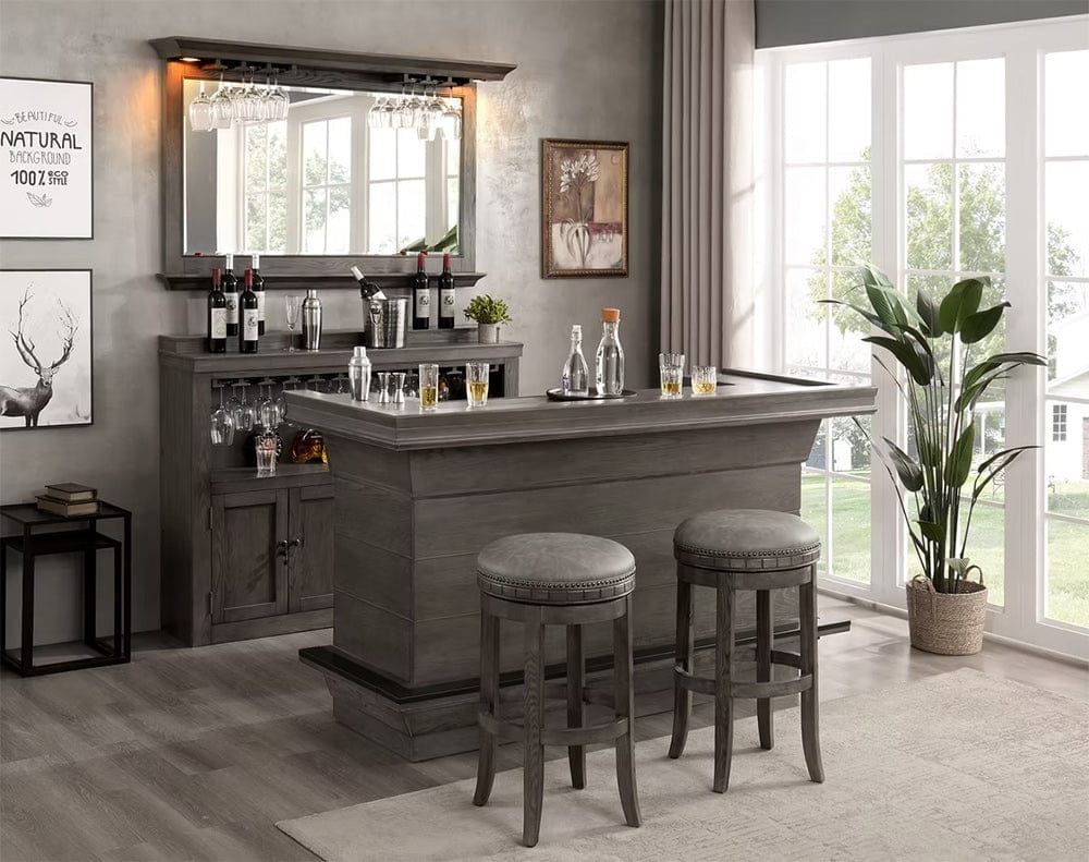 Imperial - Imperial Bixby Backless Swivel Bar Stool in Charcoal - 9142104 view 3