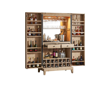 Imperial - Imperial Fulton Bar Cabinet in Reclaimed Oak - 26-1605 view 7