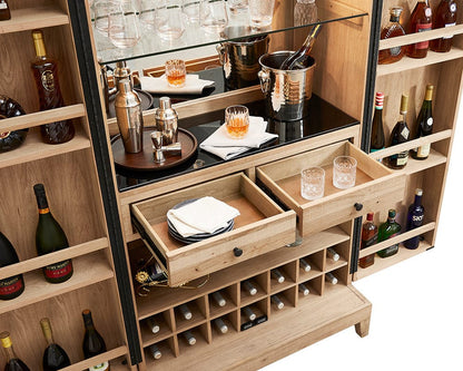 Imperial - Imperial Fulton Bar Cabinet in Reclaimed Oak - 26-1605 view 9