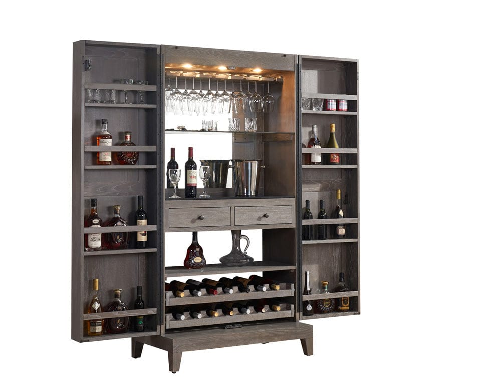 Imperial - Imperial Westbrook Bar Cabinet in Grey - 26-1602 view 3