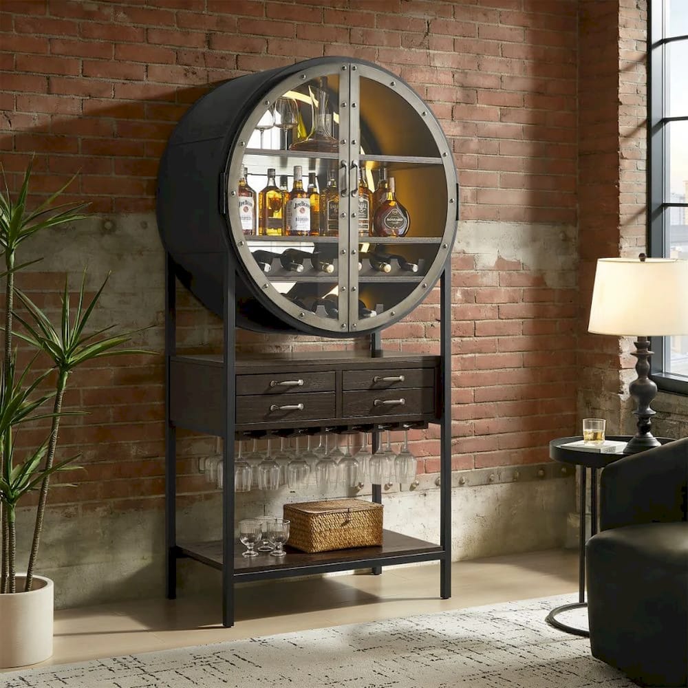 Imperial - Lowell Wine & Bar Cabinet - IMP 26-1662 view 9