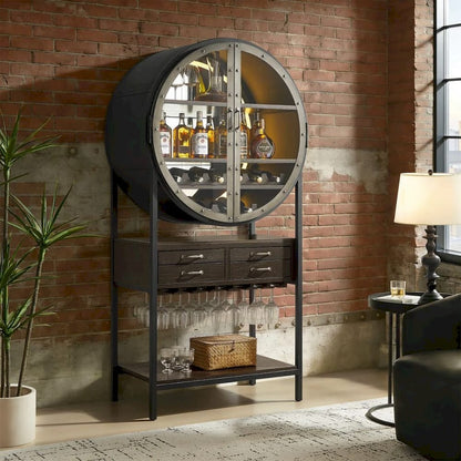Imperial - Lowell Wine & Bar Cabinet - IMP 26-1662 view 9