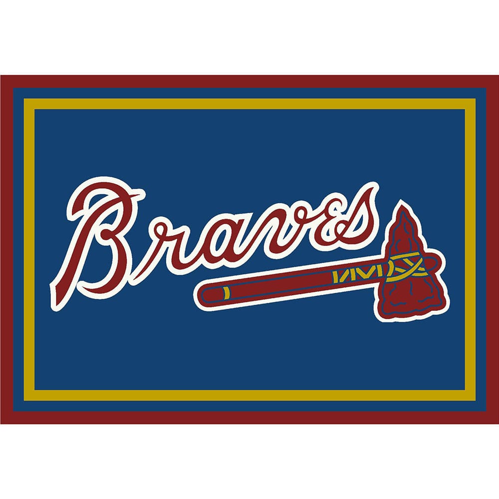 Imperial - MLB Atlanta Braves 6x8 Spirit Rug - IMP  525-2010 view 1