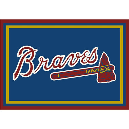 Imperial - MLB Atlanta Braves 8x11 Spirit Rug - IMP  529-2010 view 1