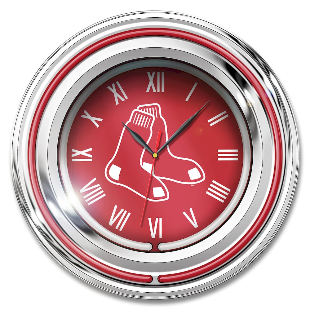Imperial  - MLB Boston Red Sox 15" Neon Clock  - IMP  705-2003 view 1