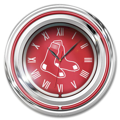 Imperial  - MLB Boston Red Sox 15" Neon Clock  - IMP  705-2003 view 1