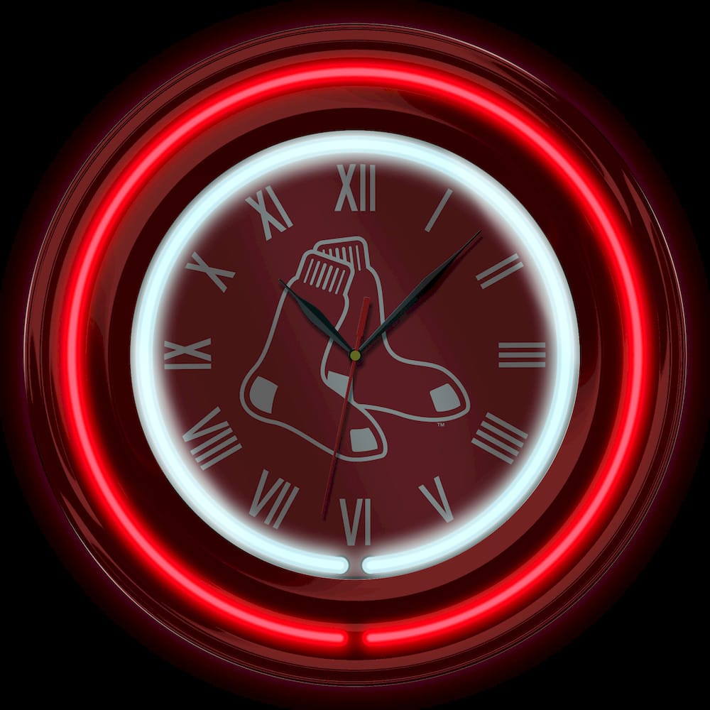 Imperial  - MLB Boston Red Sox 15" Neon Clock  - IMP  705-2003 view 2