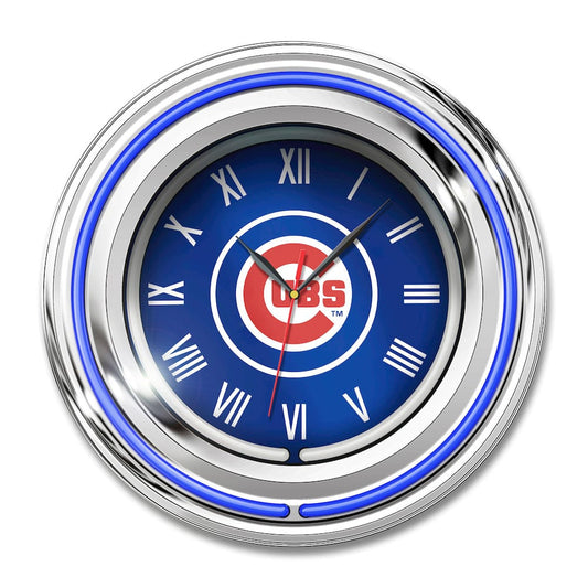 Imperial  - MLB Chicago Cubs 15" Neon Clock  - IMP  705-2005 view 1