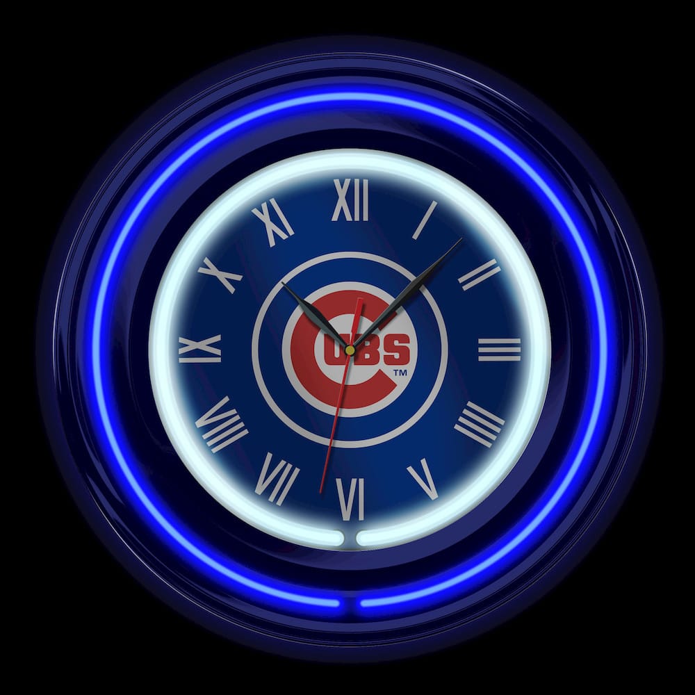 Imperial  - MLB Chicago Cubs 15" Neon Clock  - IMP  705-2005 view 2