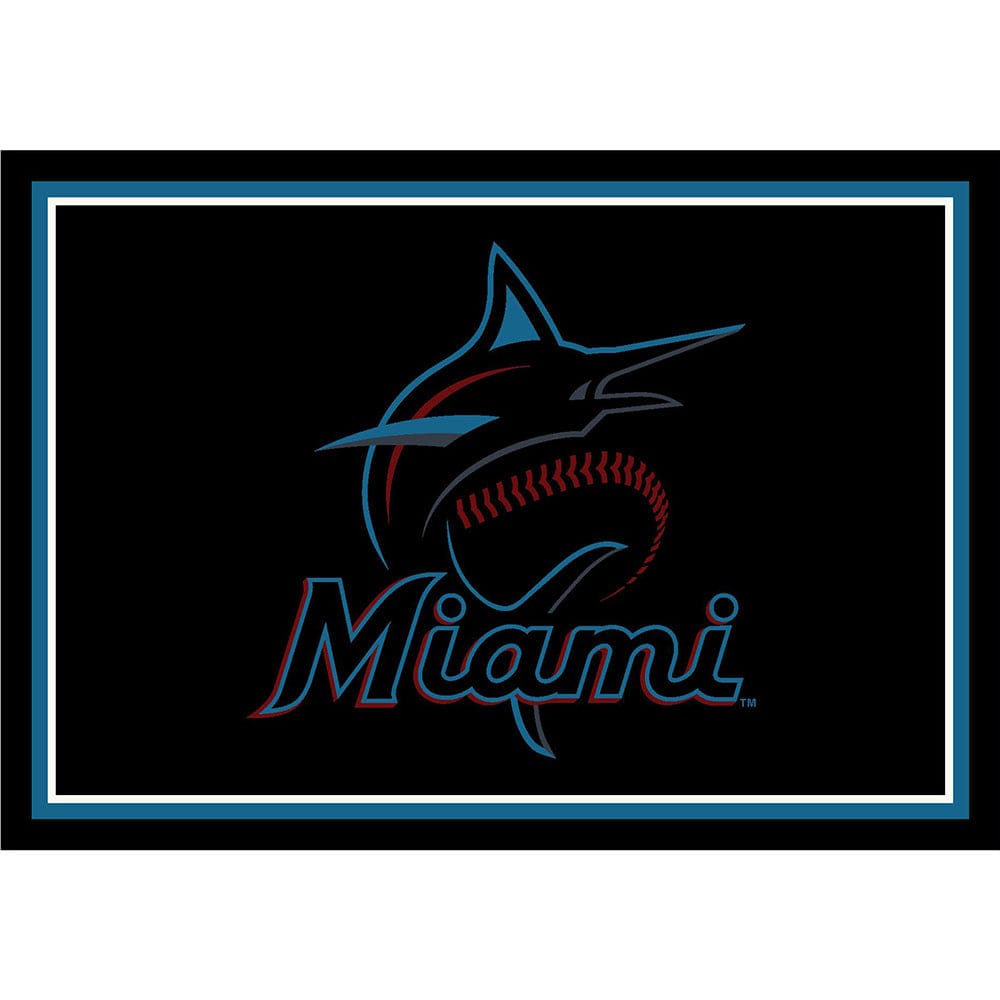 Imperial - MLB Florida Marlins 3x4 Spirit Rug - IMP  569-2024 view 1