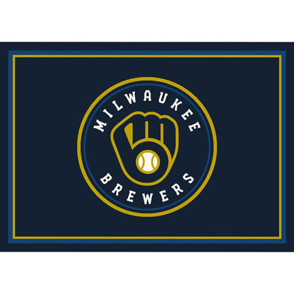 Imperial - MLB Milwaukee Brewers 6x8 Spirit Rug - IMP  525-2027 view 1