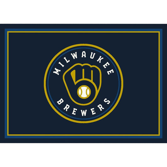 Imperial - MLB Milwaukee Brewers 6x8 Spirit Rug - IMP  525-2027 view 1