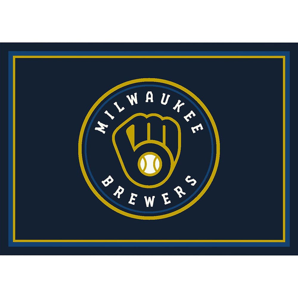 Imperial - MLB Milwaukee Brewers 6x8 Spirit Rug - IMP  525-2027 view 2