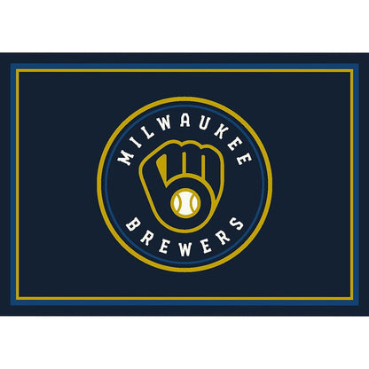Imperial - MLB Milwaukee Brewers 6x8 Spirit Rug - IMP  525-2027 view 2