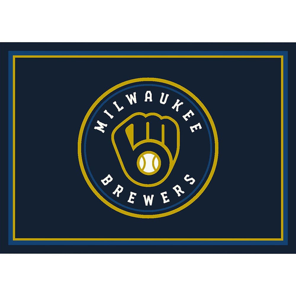Imperial - MLB Milwaukee Brewers 8x11 Spirit Rug - IMP  529-2027 view 1