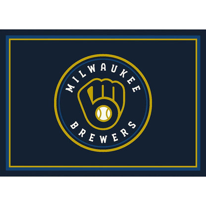 Imperial - MLB Milwaukee Brewers 8x11 Spirit Rug - IMP  529-2027 view 1