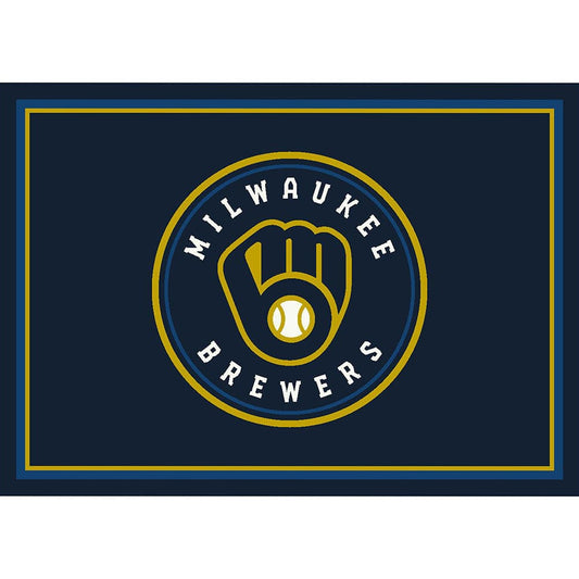 Imperial - MLB Milwaukee Brewers 8x11 Spirit Rug - IMP  529-2027 view 1