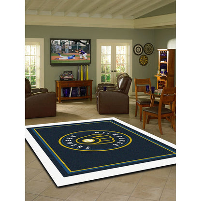 Imperial - MLB Milwaukee Brewers 8x11 Spirit Rug - IMP  529-2027 view 2