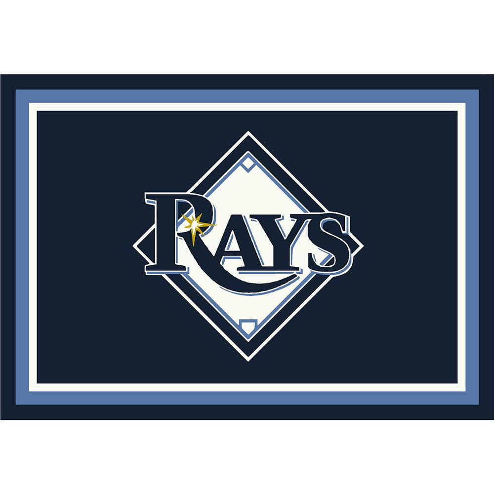 Imperial - MLB Tampa Bay Rays 8x11 Spirit Rug - IMP  529-2019 view 1