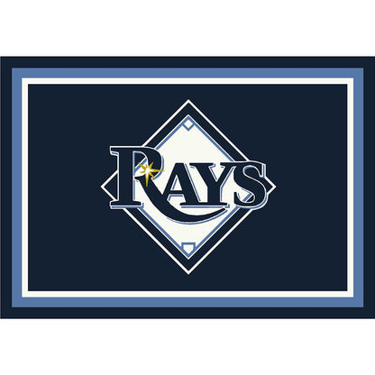 Imperial - MLB Tampa Bay Rays 8x11 Spirit Rug - IMP  529-2019 view 1