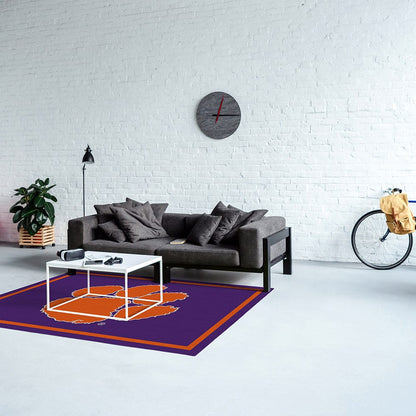 Imperial - NCAA Clemson University 4x6 Spirit Rug - IMP  521-3043 view 2