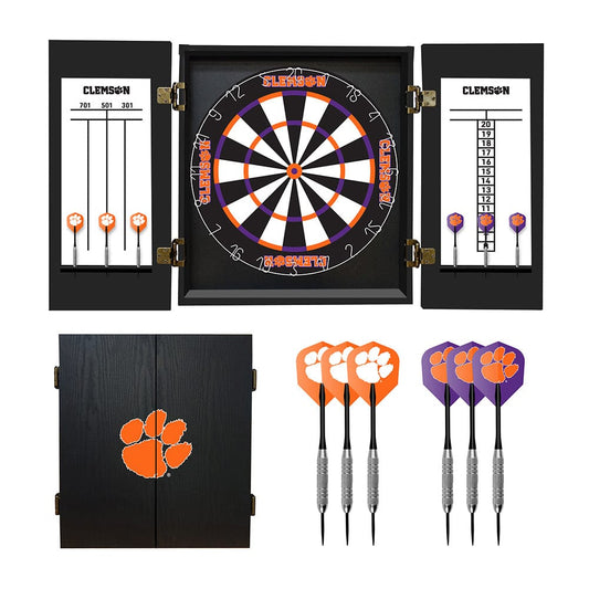 Imperial - NCAA Clemson University Fan's Choice Dartboard Set - IMP  624-3043 view 1