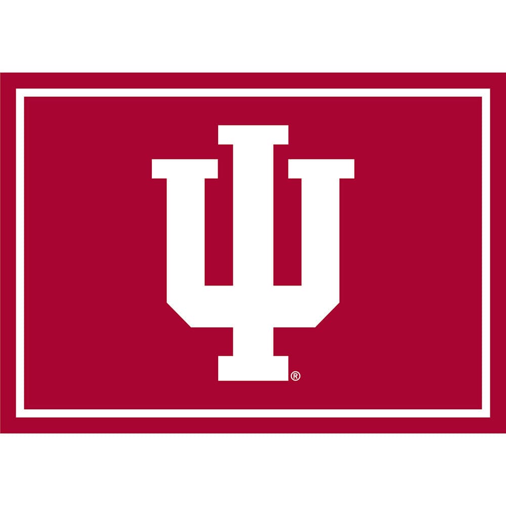 Imperial - NCAA Indiana University 8x11 Spirit Rug - IMP  529-3029 view 1