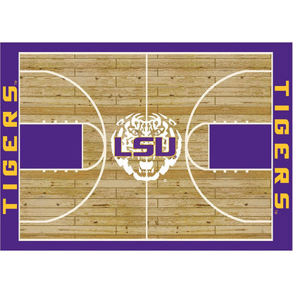 Imperial - NCAA Louisiana State University 4x6 Courtside Rug - IMP  553-3005 view 1