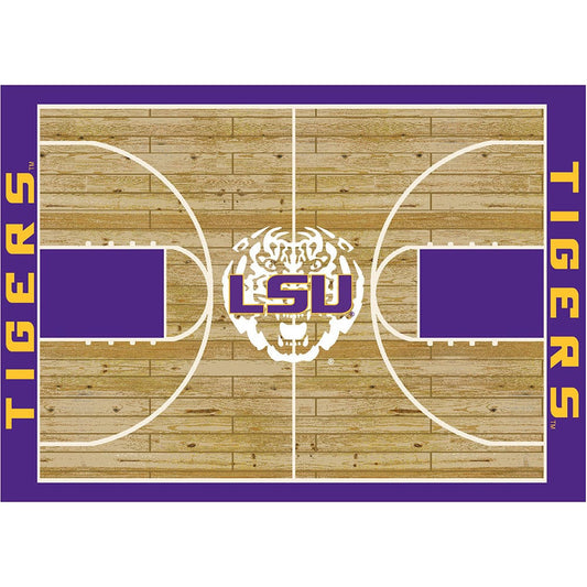 Imperial - NCAA Louisiana State University 4x6 Courtside Rug - IMP  553-3005 view 1