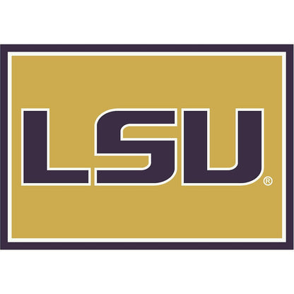 Imperial - NCAA Louisiana State University 4x6 Spirit Rug - IMP  521-3005 view 1