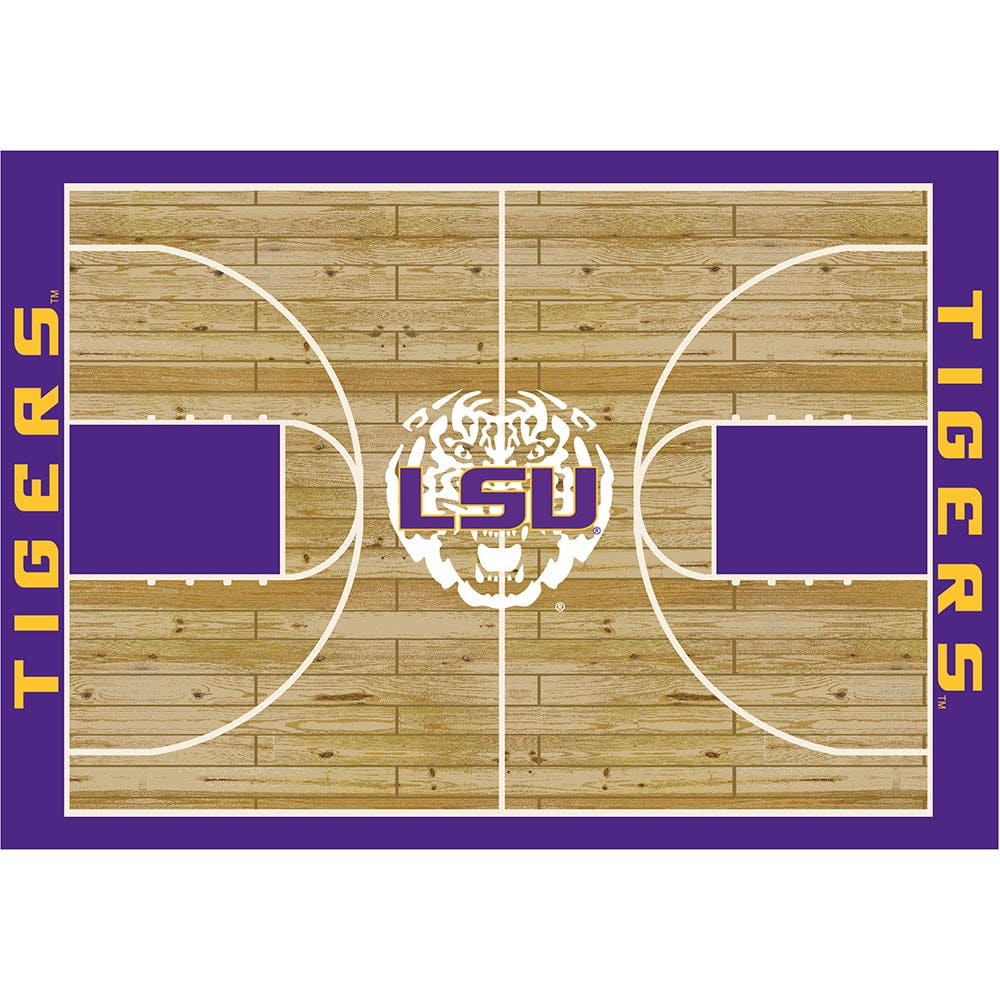 Imperial - NCAA Louisiana State University 6x8 Courtside Rug - IMP  555-3005 view 1