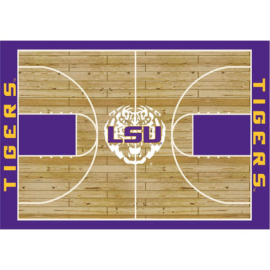 Imperial - NCAA Louisiana State University 6x8 Courtside Rug - IMP  555-3005 view 1