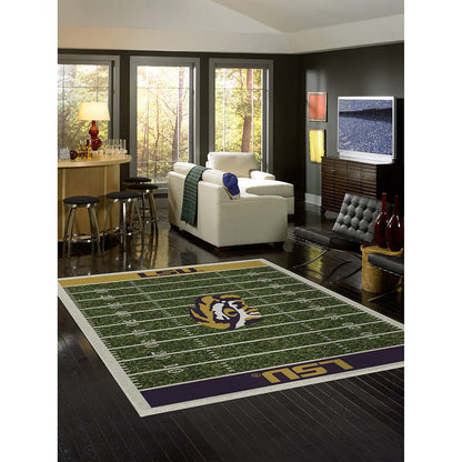 Imperial - NCAA Louisiana State University 8x11 Homefield Rug - IMP  528-3005 view 2