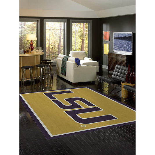 Imperial - NCAA Louisiana State University 8x11 Spirit Rug - IMP  529-3005 view 2