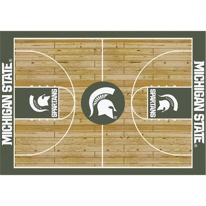 Imperial - NCAA Michigan State 8x11 Courtside Rug - IMP  556-3016 view 1