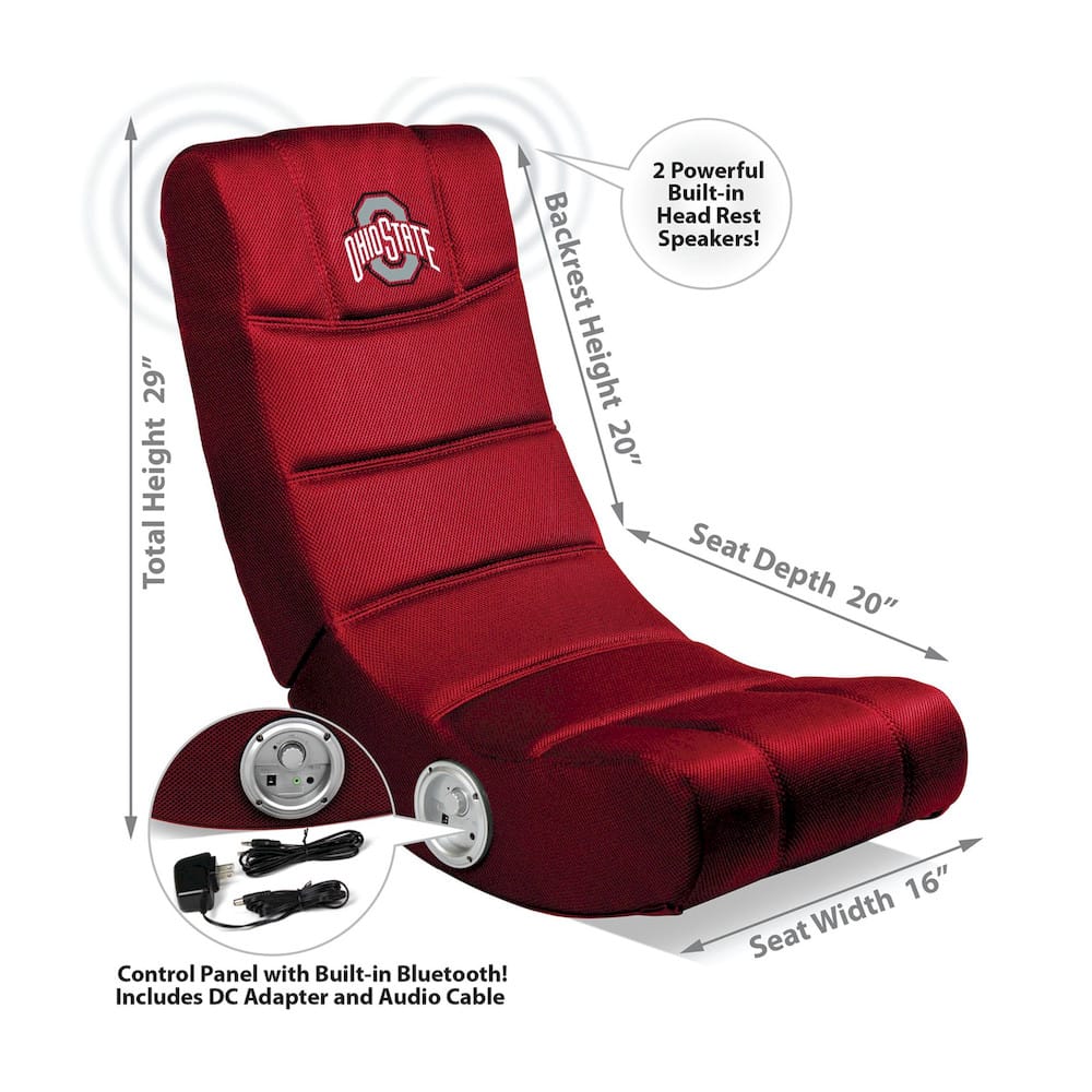 Imperial  - NCAA Ohio State Bluetooth Video  Chair  - IMP  314-3015 view 3