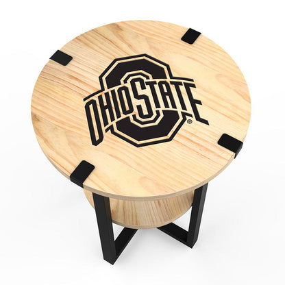 Imperial - NCAA Ohio State University Side Table with Charger - IMP  746-3015 view 2