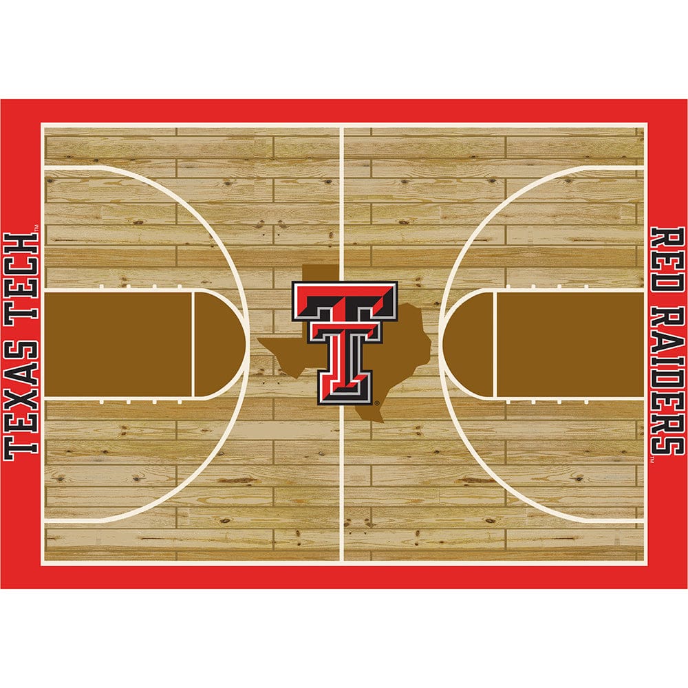 Imperial - NCAA Texas Tech University 8x11 Courtside Rug - IMP  556-3034 view 1