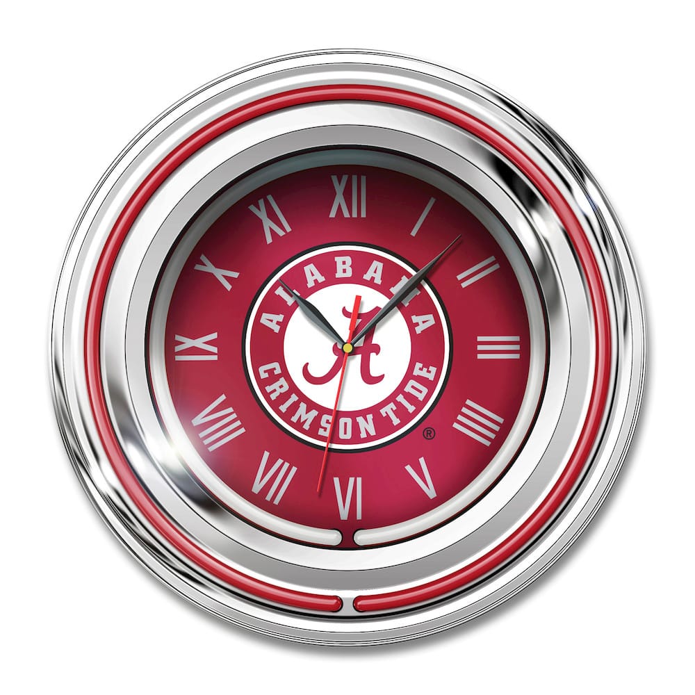 Imperial  - NCAA University of Alabama 15" Neon Clock  - IMP  705-3001 view 1
