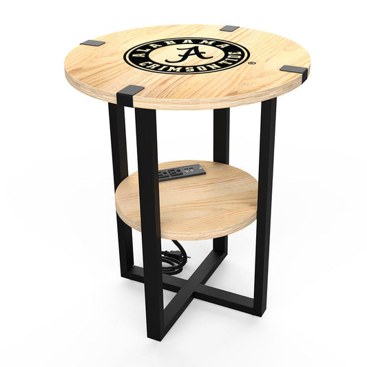 Imperial - NCAA University of Alabama Side Table with Charger - IMP  746-3001 view 1