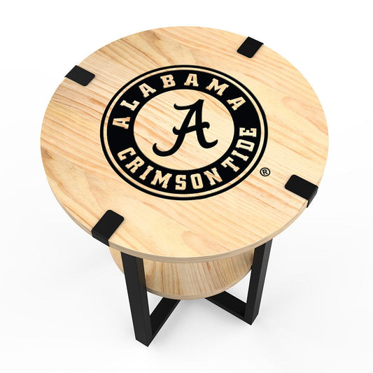 Imperial - NCAA University of Alabama Side Table with Charger - IMP  746-3001 view 2