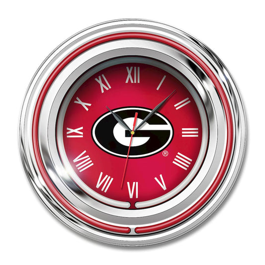 Imperial  - NCAA University of Georgia 15" Neon Clock  - IMP  705-3008 view 1