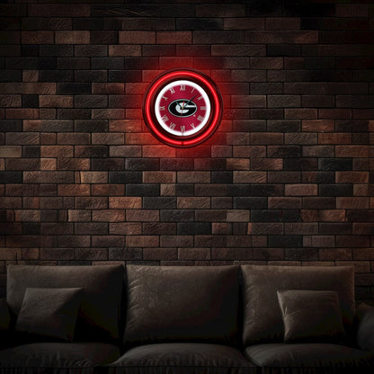 Imperial  - NCAA University of Georgia 15" Neon Clock  - IMP  705-3008 view 4