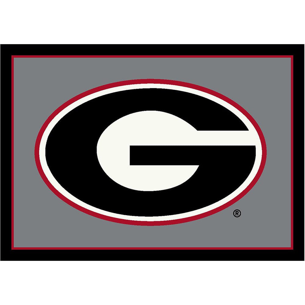 Imperial - NCAA University Of Georgia 8x11 Spirit Rug - IMP  529-3008 view 1