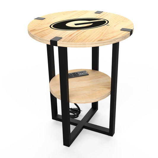Imperial - NCAA University of Georgia Side Table with Charger - IMP  746-3008 view 1