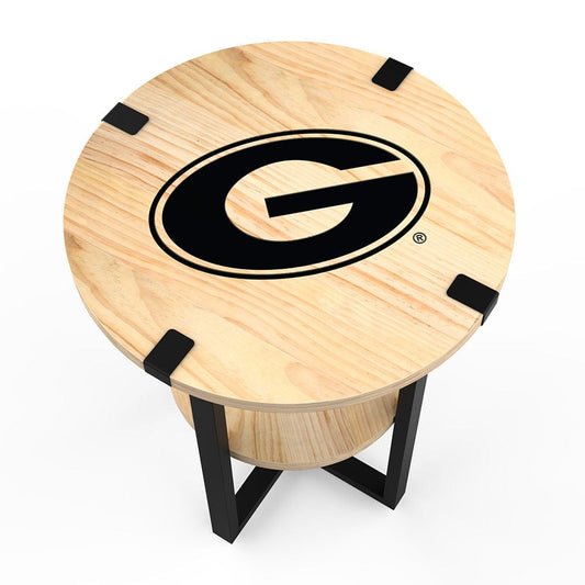 Imperial - NCAA University of Georgia Side Table with Charger - IMP  746-3008 view 2