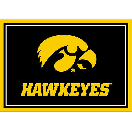 Imperial - NCAA University of Iowa 3x4 Spirit Rug - IMP  569-3018 view 1
