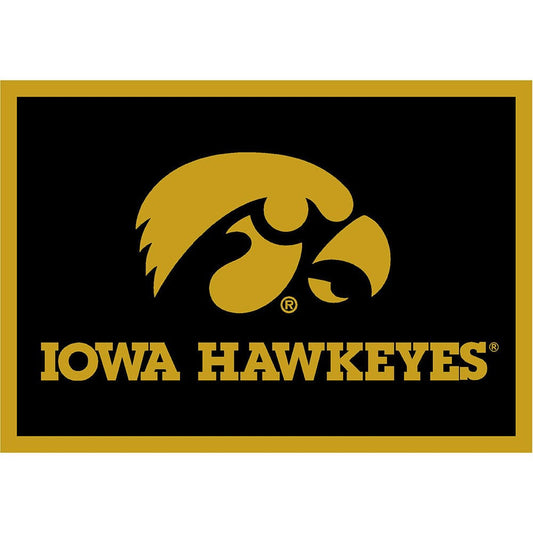 Imperial - NCAA University of Iowa 6x8 Spirit Rug - IMP  525-3018 view 1