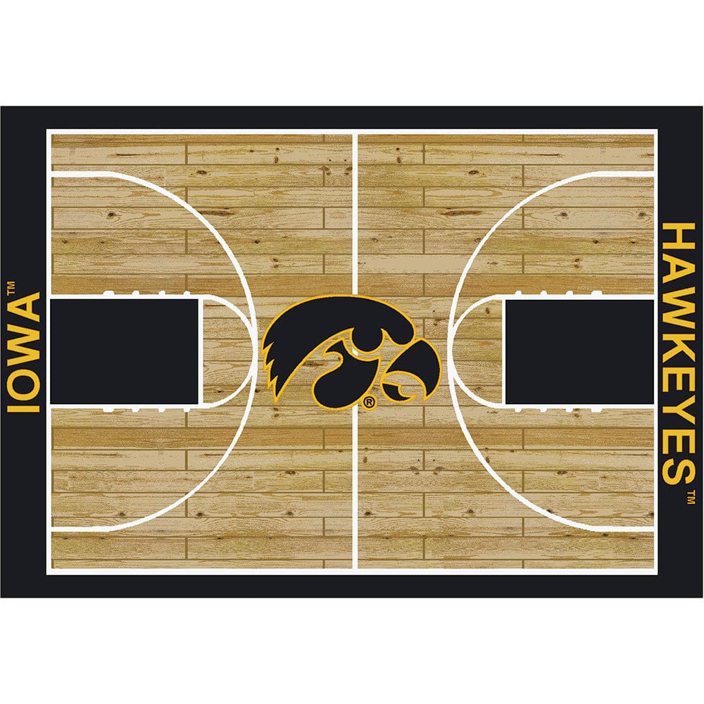 Imperial - NCAA University Of Iowa 8x11 Courtside Rug - IMP  556-3018 view 1