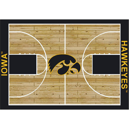 Imperial - NCAA University Of Iowa 8x11 Courtside Rug - IMP  556-3018 view 1
